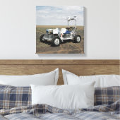 1 G月ローバー車のビュー キャンバスプリント (インサイチュ (寝室))