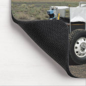 1 G月ローバー車のビュー マウスパッド (コーナー)