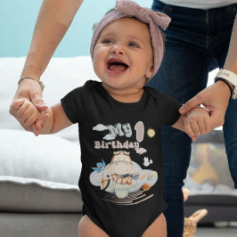 1.Geburtstag Baby T-Shirt mit niedlchem Design  ベビーTシャツ