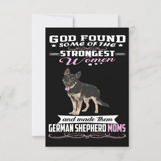 1 German Shepherd Mom God Found Some Of Strongest  セーブザデート (正面)