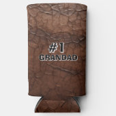 #1 GrandadLeather-look スリム缶クーラー (正面)