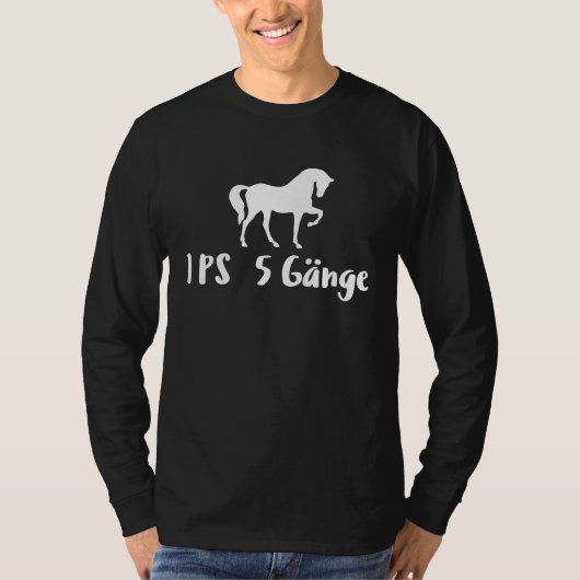 1 HP 5速の馬 Tシャツ (正面)