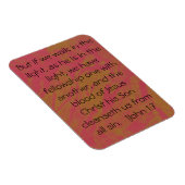 1 John1:17聖なる書物、 経典磁石 マグネット (右側)