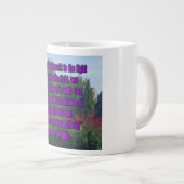 1 John 1:7 WEBU Mug ジャンボコーヒーマグカップ (正面右)
