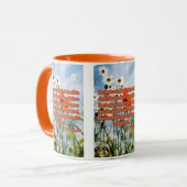 1 John 3:8 KJV聖書聖なる書物、 経典Pic Two-Tone マグカップ (正面左)