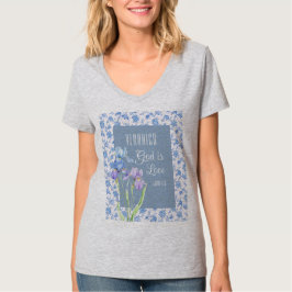 1 John 4:16 神は愛 – オーダーメイドのクリスチャングッズ Tシャツ