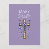 1 John 4:16 God Is Love – Personalized Christian ポストカード (正面)