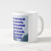 1 John 4:18-19 WEBU Mug ジャンボコーヒーマグカップ (正面右)
