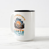 1 John 4:4 ツートーンマグカップ (正面左)