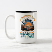 1 John 4:4 ツートーンマグカップ (左)