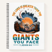 1 John 4:4  ノートブック (正面)