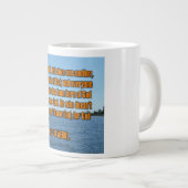 1 John 4:7-8 WEBU Mug ジャンボコーヒーマグカップ (正面右)