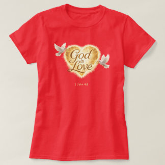 "1 John 4:8" T-Shirt Tシャツ