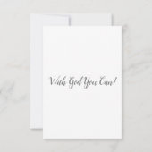 1 John 5:3 KJVバイブル聖句Pic Flat Greeting Card カード (裏面)