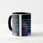 1 John 5:3 KJVバイブルVerse Pic 2-Tone Mug マグカップ (正面左)