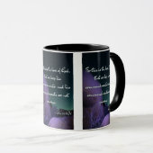 1 John 5:3 KJVバイブルVerse Pic 2-Tone Mug マグカップ (正面右)