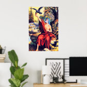 1 Kings 17 God Sends Food to Elijah poster ポスター (ホームオフィス)