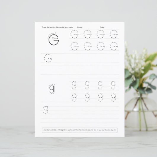 1 Learn To Spell Letter G Teacher Home Schooling (スタンド正面)