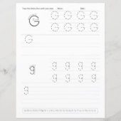 1 Learn To Spell Letter G Teacher Home Schooling (正面)