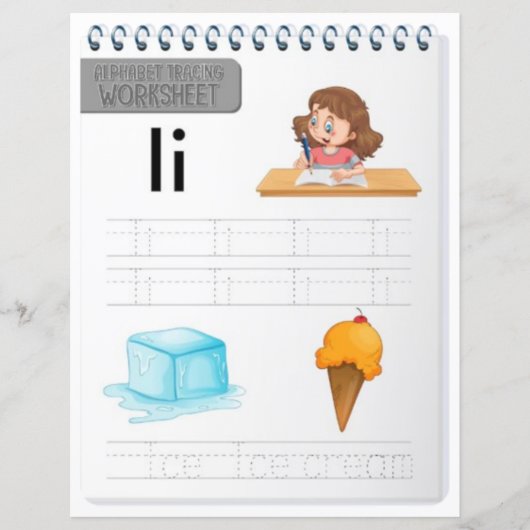 1 Learn To Spell Letter I Teacher Home Schooling (正面)