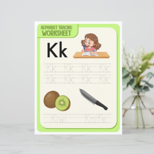 1 Learn To Spell Letter K Teacher Home Schooling (スタンド正面)