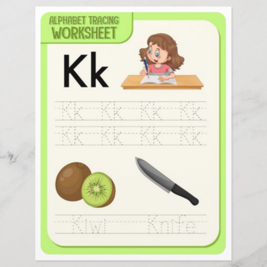 1 Learn To Spell Letter K Teacher Home Schooling (正面)