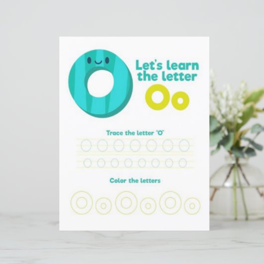 1 Learn To Spell Letter O Teacher Home Schooling (スタンド正面)