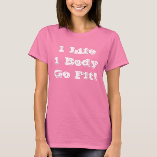 1 Life1 BodyGoフィット! Tシャツ (正面)
