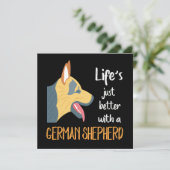 1 Life's Just Better With A German Shepherd 招待状 (スタンド正面)