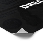 '$1 Million A Year' Money & Millionaire Motivation ポスター (角)