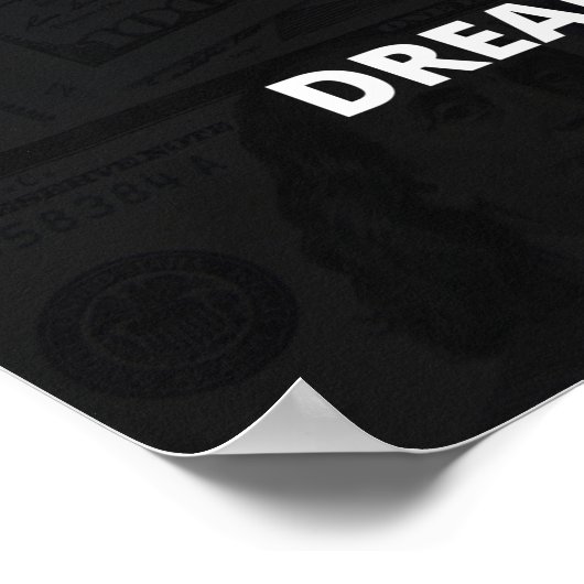 '$1 Million A Year' Money & Millionaire Motivation ポスター (角)