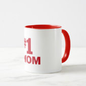 #1 MOM マグカップ (正面右)