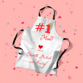 #1 Mom Love Personalized Apron エプロン