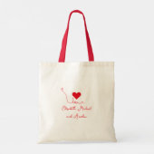 #1 Mom Love Personalized Tote Bag トートバッグ (裏面)