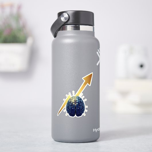 1. Motivational Viny Sticker – No Excuses  シール (HydroFlask)