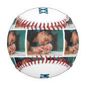 #1 NUMBER 1 FOSTERパパ父の日の写真 野球ボール (裏面)