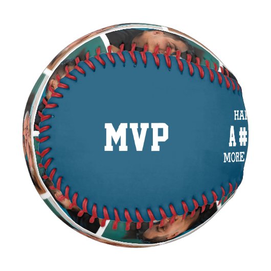 #1 NUMBER 1 GRANDPOP父の日の写真 野球ボール (正面左)