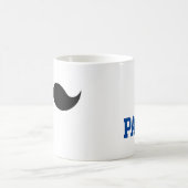 #1 Padre - regaloパラグラフel diaa del padre コーヒーマグカップ (中央)