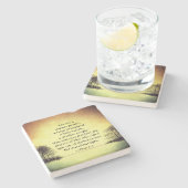 1 Peter 2:9あなたは選ばれた人々、聖書 ストーンコースター (横)