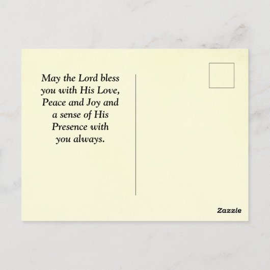 1 Peter 2:9あなたは選ばれた人々、聖書 ポストカード (裏面)