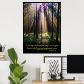 1 Peter 3:12-13 Christian Bible Verseポスター ポスター (ホームオフィス)