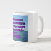 1 Peter 4:10 WEBU Mug ジャンボコーヒーマグカップ (正面右)