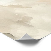 1 Peter 5:7あなたの不安を彼に投げ込む聖書の聖句 ポスター (角)