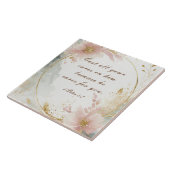 1 Peter 5:7あなたの全てを彼気にの聖句に投げなさい タイル (側面)