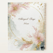 1 Peter 5:7あなたの全てを彼気にの聖句に投げなさい プランナー手帳 (裏面)