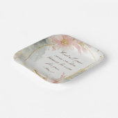 1 Peter 5:7あなたの全てを彼気にの聖句に投げなさい ペーパープレート (傾斜あり)