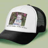 1 Photo and Custom Text - make it yours - キャップ