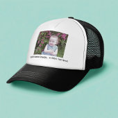 1 Photo and Custom Text - make it yours - キャップ