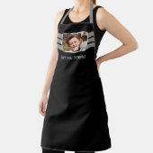 1 photo love you grandad black grey エプロン (インサイチュ)