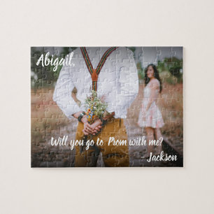 1 Photo Prom or HOCO Proposal Cute Promposal Idea ジグソーパズル